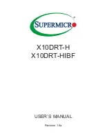 Supermicro X10DRT-H User Manual preview