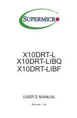 Предварительный просмотр 1 страницы Supermicro X10DRT-L User Manual