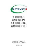 Preview for 1 page of Supermicro X10DRT-P User Manual