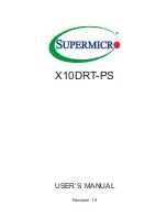 Предварительный просмотр 1 страницы Supermicro X10DRT-PT User Manual