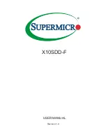 Предварительный просмотр 1 страницы Supermicro X10SDD-F User Manual