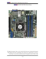 Предварительный просмотр 10 страницы Supermicro X10SDV-F User Manual