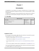 Предварительный просмотр 8 страницы Supermicro X11DGO-T User Manual