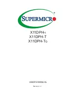 Supermicro X11DPH-i User Manual предпросмотр