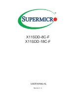 Предварительный просмотр 1 страницы Supermicro X11SDD-18C-F User Manual