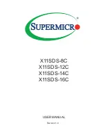 Supermicro X11SDS Series User Manual предпросмотр