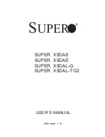 Предварительный просмотр 1 страницы Supermicro X5DA8 User Manual