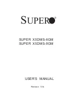 Предварительный просмотр 1 страницы Supermicro X5DMS-6GM User Manual