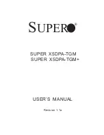 Supermicro X5DPA-TGM User Manual предпросмотр