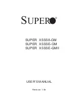 Supermicro X5SS8-GM User Manual preview