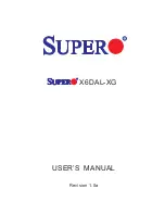 Supermicro X6DAL-XG User Manual предпросмотр