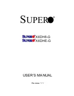 Supermicro X6DH8-G User Manual предпросмотр