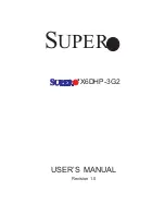 Supermicro X6DHP-3G2 User Manual предпросмотр