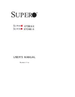 Предварительный просмотр 1 страницы Supermicro X7DB8-X User Manual