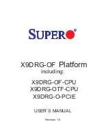 Supermicro X9DRG-O-PCIE User Manual preview