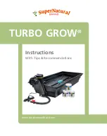 Preview for 1 page of SuperNatural TURBO GROW Instructions