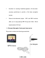 Preview for 6 page of SuperNAV GPS-3505C User Manual