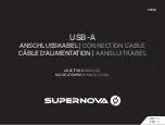 Preview for 1 page of SUPERNOVA USB-A Manual