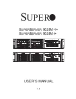 Supero 5025M-4 Plus User Manual preview