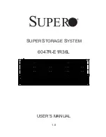 Supero 6047R-E1R36L User Manual preview