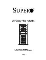 Supero 7042M-6 User Manual preview