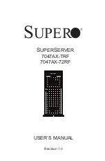 Supero 7047AX-72RF User Manual preview