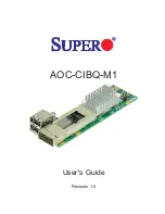 Supero AOC-CIBQ-M1 User Manual preview