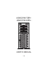 Supero AS-4021M-82R Plus User Manual preview