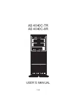 Supero AS 4040C-TR User Manual предпросмотр