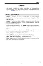 Preview for 3 page of Supero C7Z370-CG-L User Manual