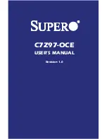 Supero C7Z97-OCE User Manual preview