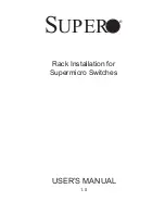 Preview for 1 page of Supero CSE-PT52L User Manual