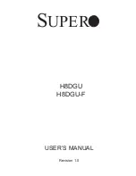 Supero H8DGU User Manual preview