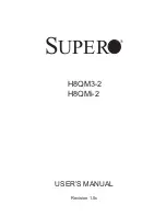 Supero H8QM3-2+ User Manual предпросмотр