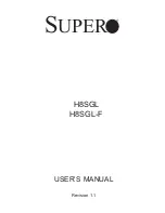 Предварительный просмотр 1 страницы Supero H8SGL User Manual