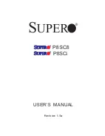 Supero P8SC8 User Manual предпросмотр