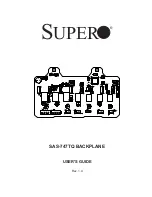 Supero SAS-747TQ BACKPLANE User Manual предпросмотр