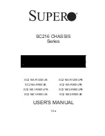 Supero SC216A-R1200LPB User Manual preview