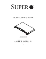 Supero SC502 Series User Manual preview