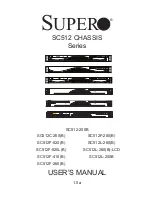 Preview for 1 page of Supero SC512C-260 Series User Manual