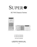 Supero SC748 Series User Manual предпросмотр