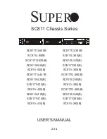 Preview for 1 page of Supero SC811i-260 User Manual