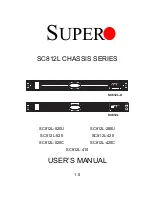 Предварительный просмотр 1 страницы Supero SC812L Series User Manual