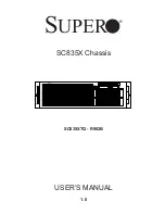 Preview for 1 page of Supero SC835XTQ - R982B User Manual