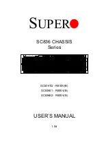 Supero SC836E1-R800B User Manual preview