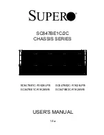 Preview for 1 page of Supero SC847BE1C series User Manual