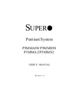 Supero SUPER P5MMA2 User Manual предпросмотр