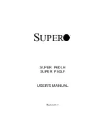 Supero SUPER P6DLF User Manual предпросмотр