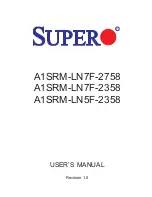 Supero Supero A1SRM-LN5F-2358 User Manual предпросмотр