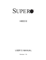 Supero Supero H8DCE User Manual предпросмотр